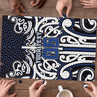 Custom Aotearoa Ngati Tuwharetoa Puzzle Maori Tribal Pattern Mix Poutama LT05 - Polynesian Pride