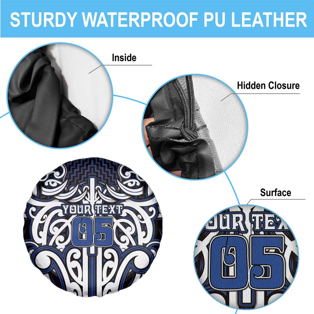 Custom Aotearoa Ngati Tuwharetoa Spare Tire Cover Maori Tribal Pattern Mix Poutama LT05 - Polynesian Pride