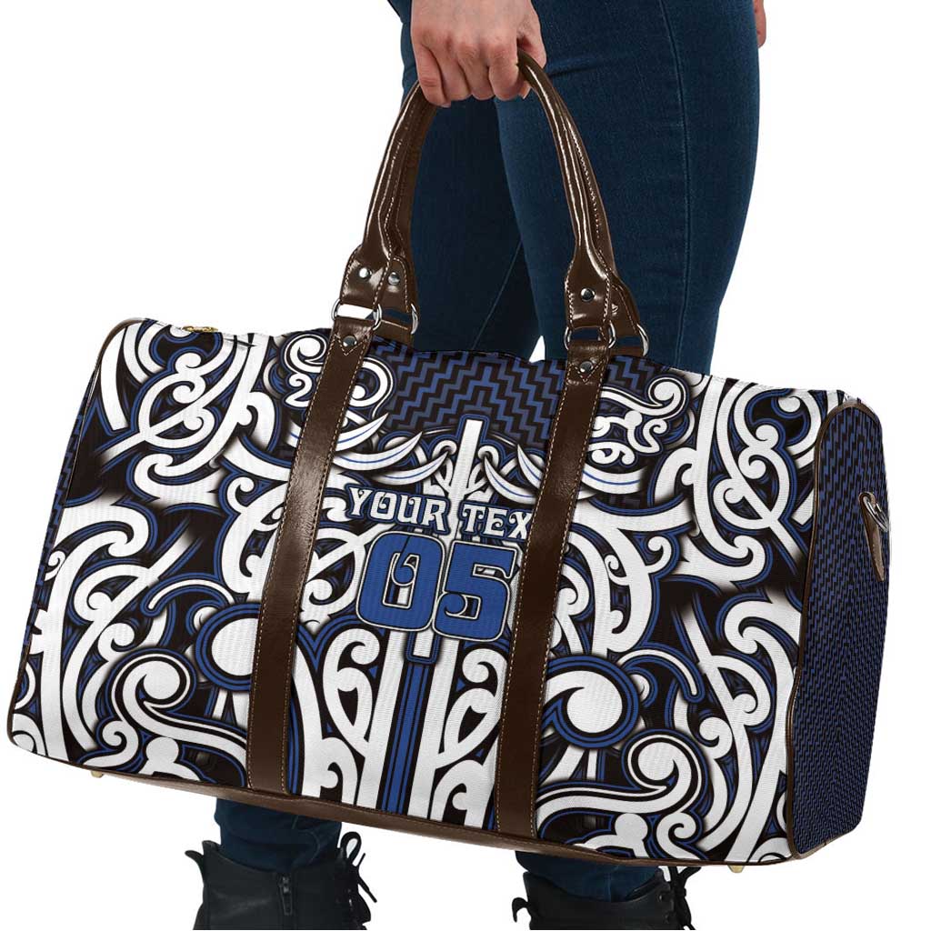 Custom Aotearoa Ngati Tuwharetoa Travel Bag Maori Tribal Pattern Mix Poutama LT05 - Polynesian Pride