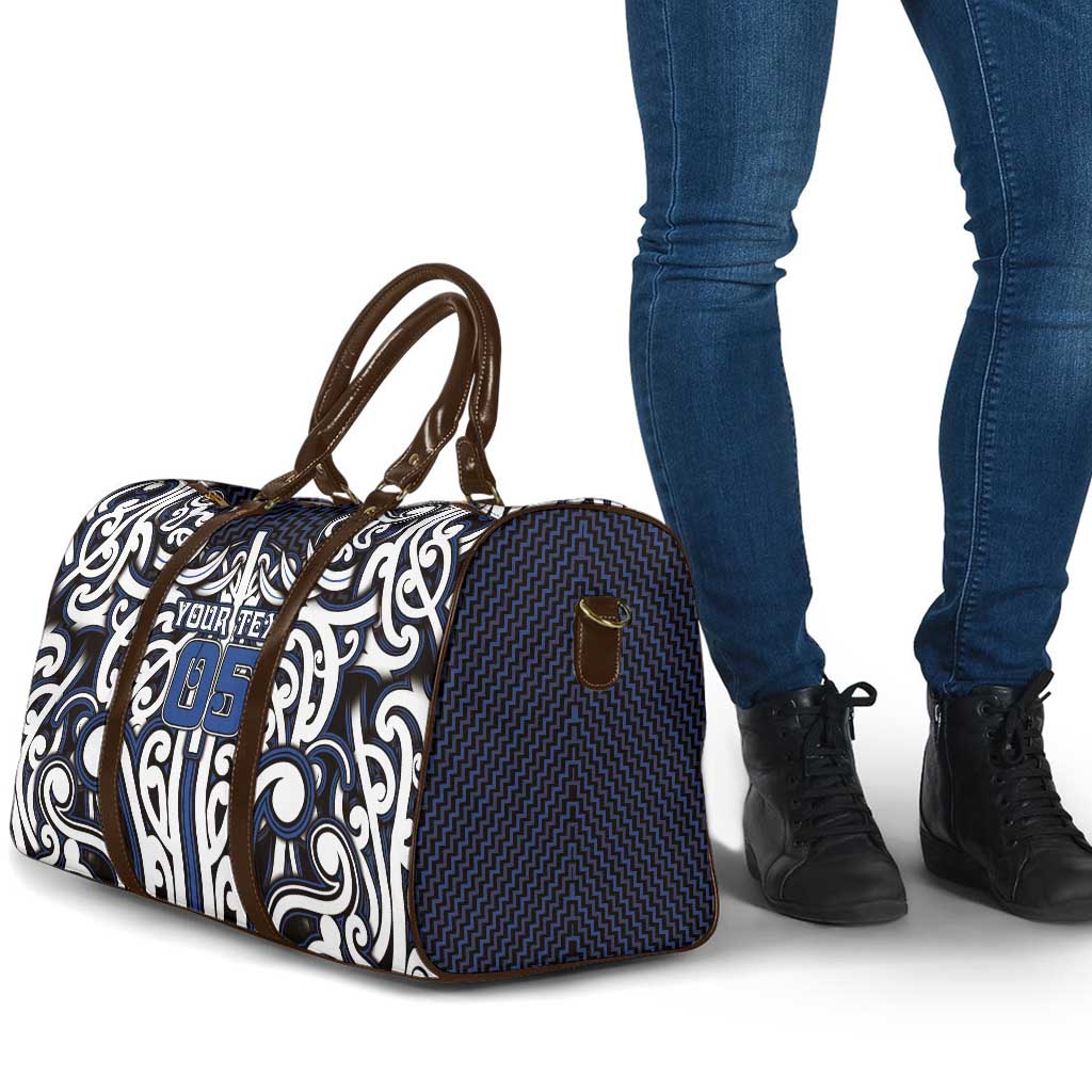 Custom Aotearoa Ngati Tuwharetoa Travel Bag Maori Tribal Pattern Mix Poutama LT05 - Polynesian Pride