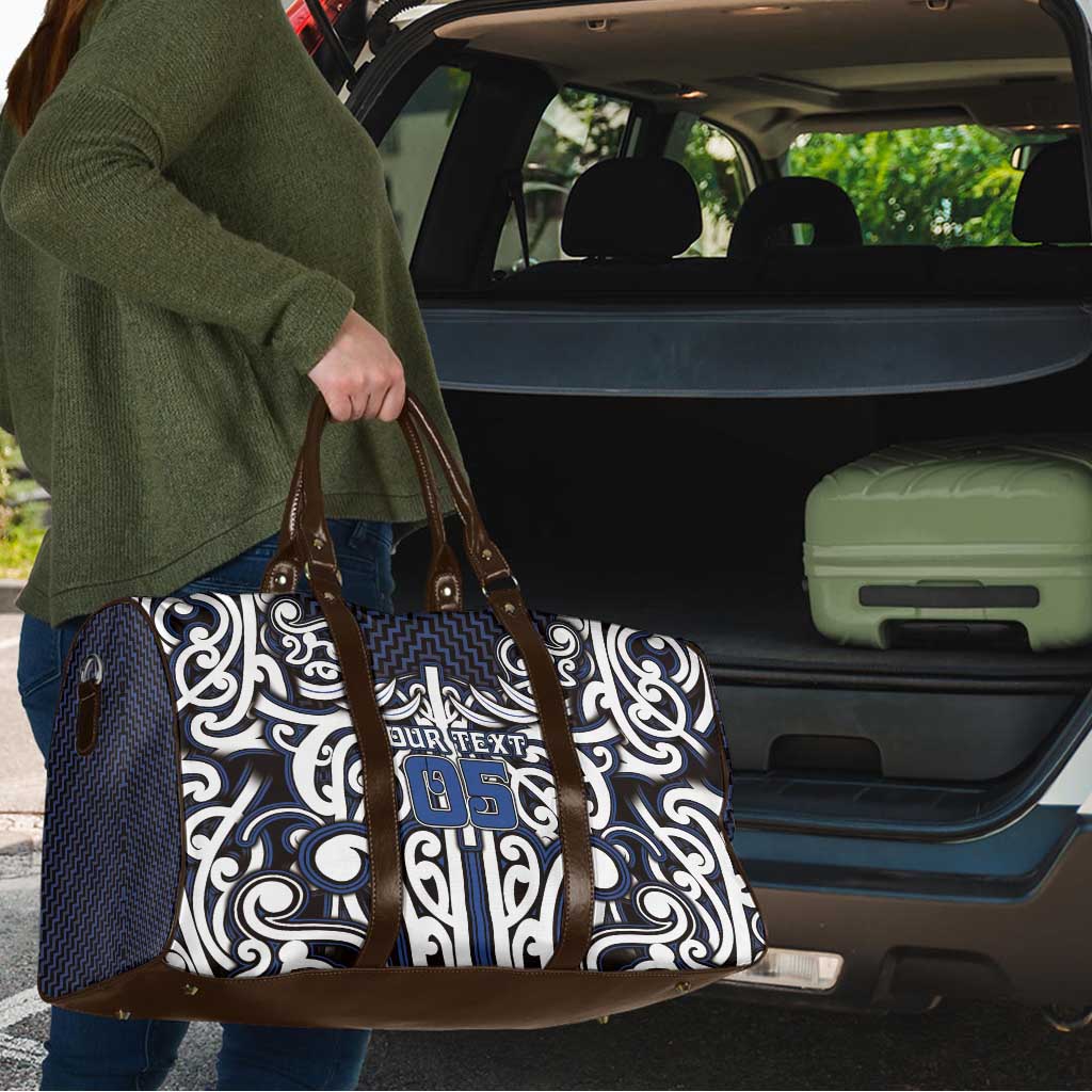 Custom Aotearoa Ngati Tuwharetoa Travel Bag Maori Tribal Pattern Mix Poutama LT05 - Polynesian Pride