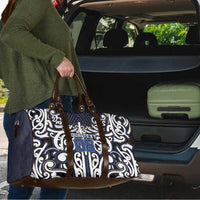 Custom Aotearoa Ngati Tuwharetoa Travel Bag Maori Tribal Pattern Mix Poutama LT05 - Polynesian Pride