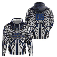 Custom Aotearoa Ngati Tuwharetoa Zip Hoodie Maori Tribal Pattern Mix Poutama LT05 - Polynesian Pride