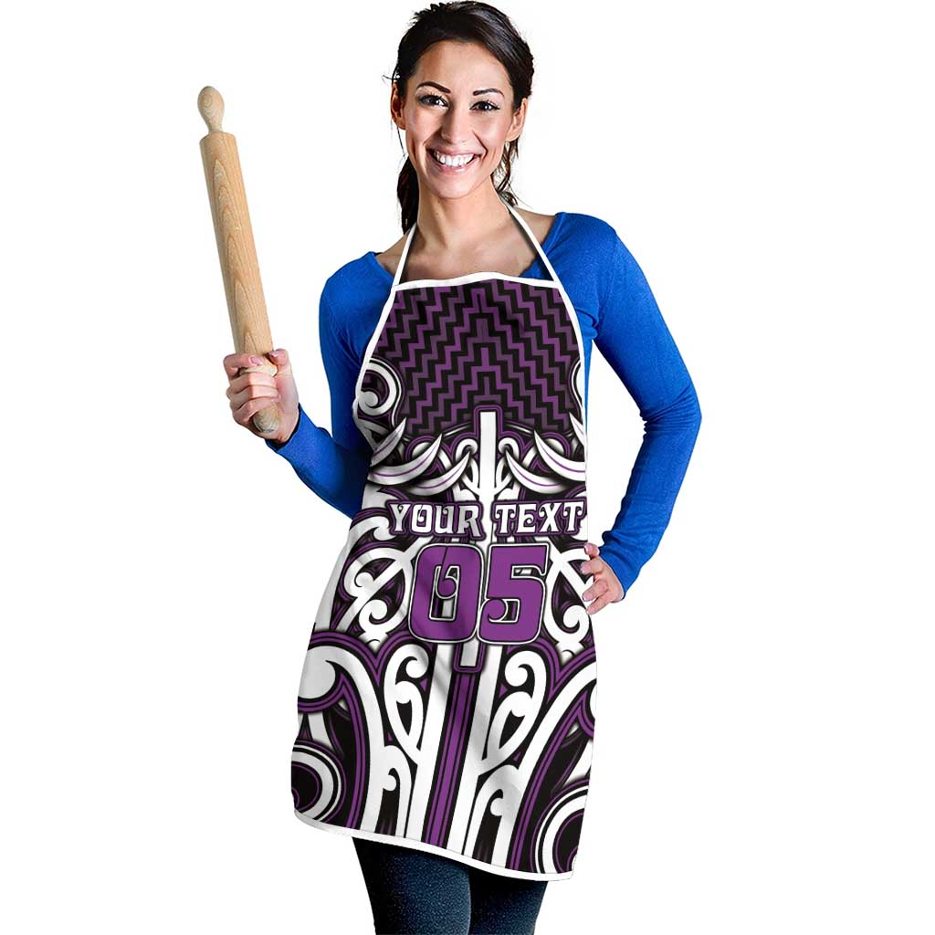 Custom Aotearoa Rangitane Apron Maori Tribal Pattern Mix Poutama LT05 - Polynesian Pride