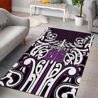 Custom Aotearoa Rangitane Area Rug Maori Tribal Pattern Mix Poutama LT05 - Polynesian Pride