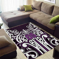 Custom Aotearoa Rangitane Area Rug Maori Tribal Pattern Mix Poutama LT05 - Polynesian Pride