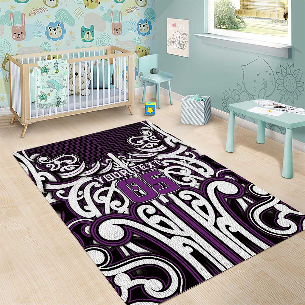 Custom Aotearoa Rangitane Area Rug Maori Tribal Pattern Mix Poutama LT05 - Polynesian Pride