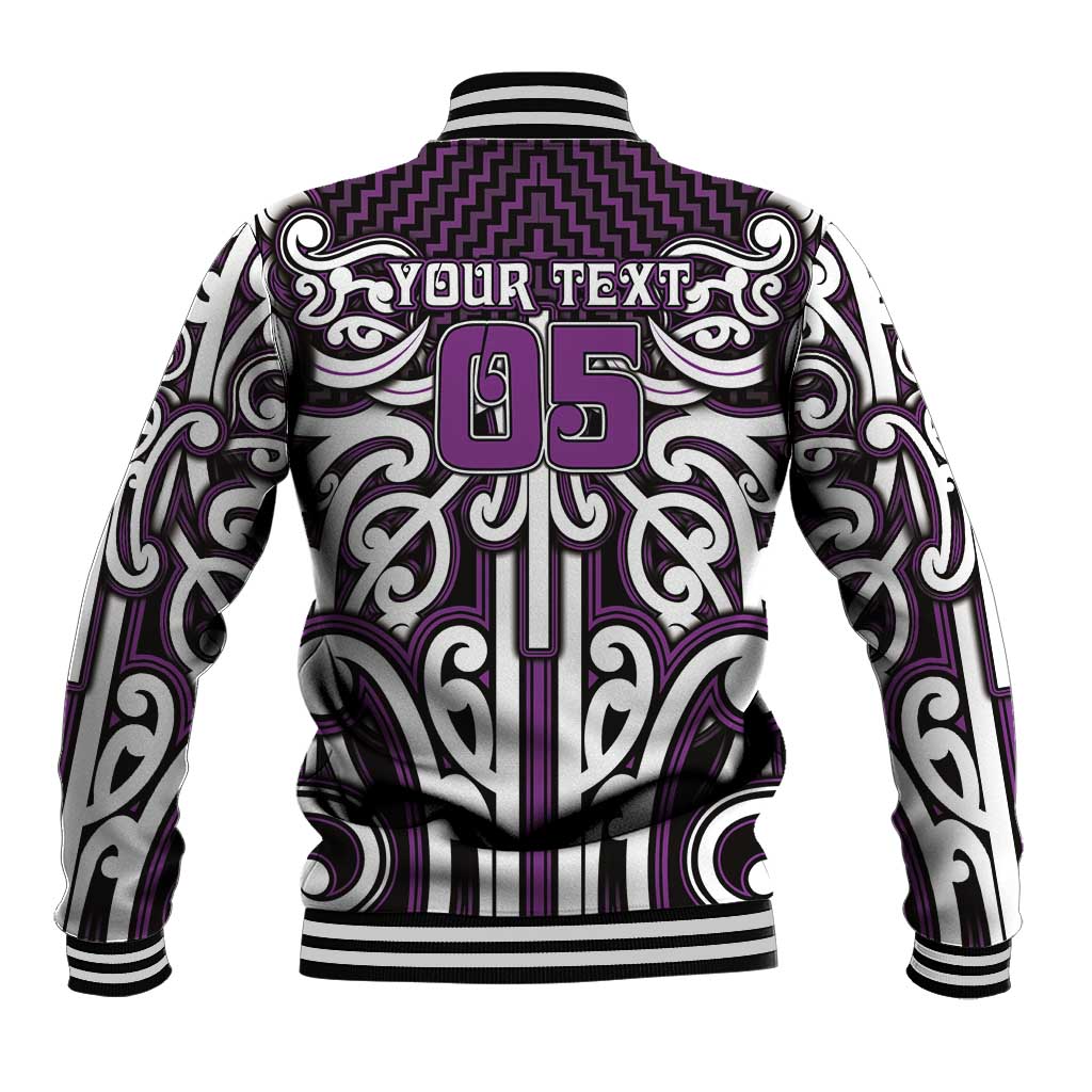 Custom Aotearoa Rangitane Baseball Jacket Maori Tribal Pattern Mix Poutama LT05 - Polynesian Pride