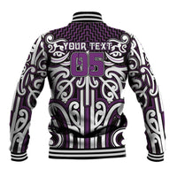 Custom Aotearoa Rangitane Baseball Jacket Maori Tribal Pattern Mix Poutama LT05 - Polynesian Pride