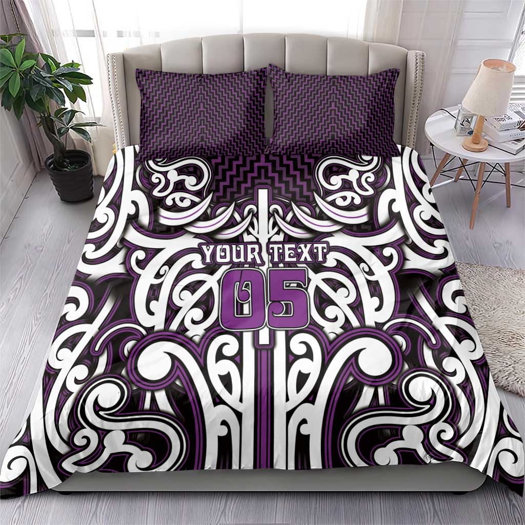 Custom Aotearoa Rangitane Bedding Set Maori Tribal Pattern Mix Poutama LT05 - Polynesian Pride