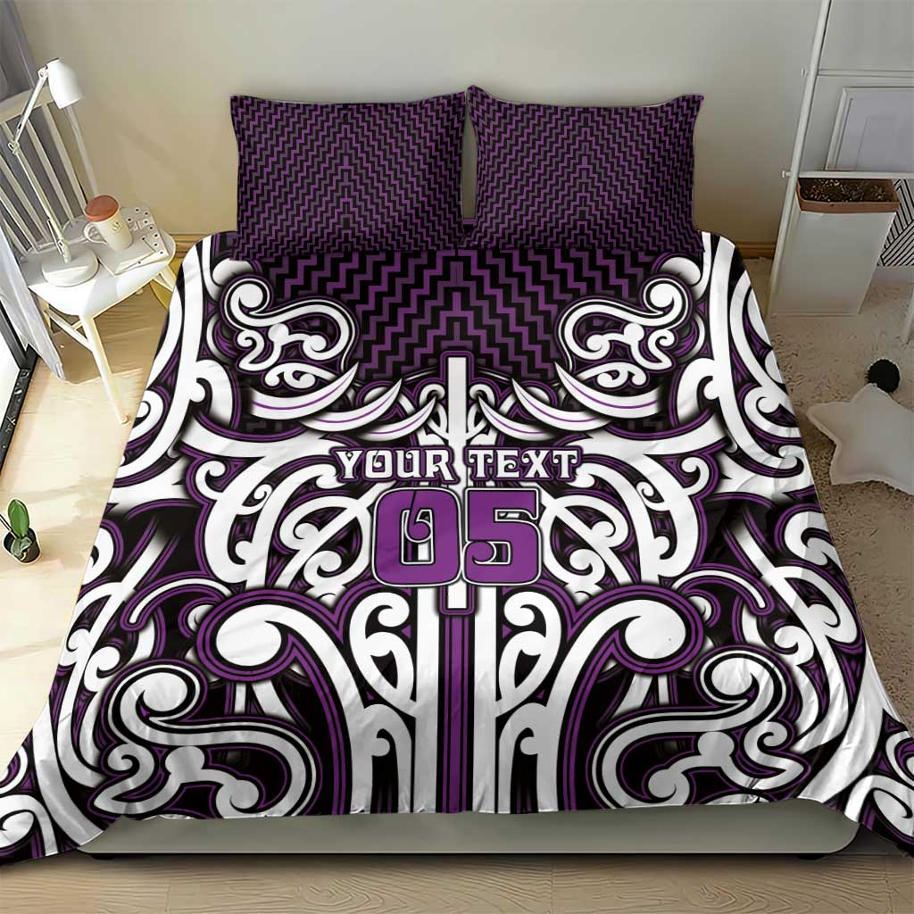 Custom Aotearoa Rangitane Bedding Set Maori Tribal Pattern Mix Poutama LT05 - Polynesian Pride