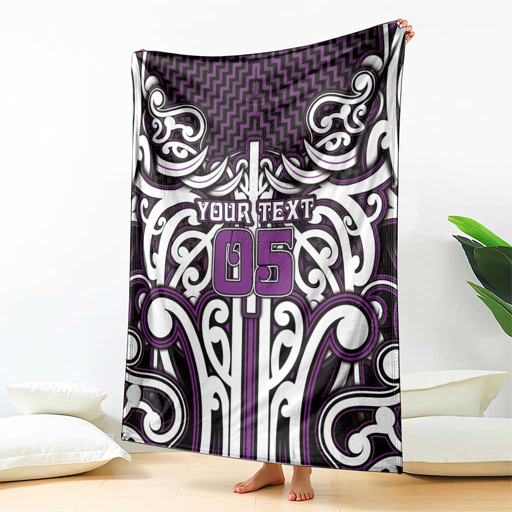 Custom Aotearoa Rangitane Blanket Maori Tribal Pattern Mix Poutama LT05 - Polynesian Pride