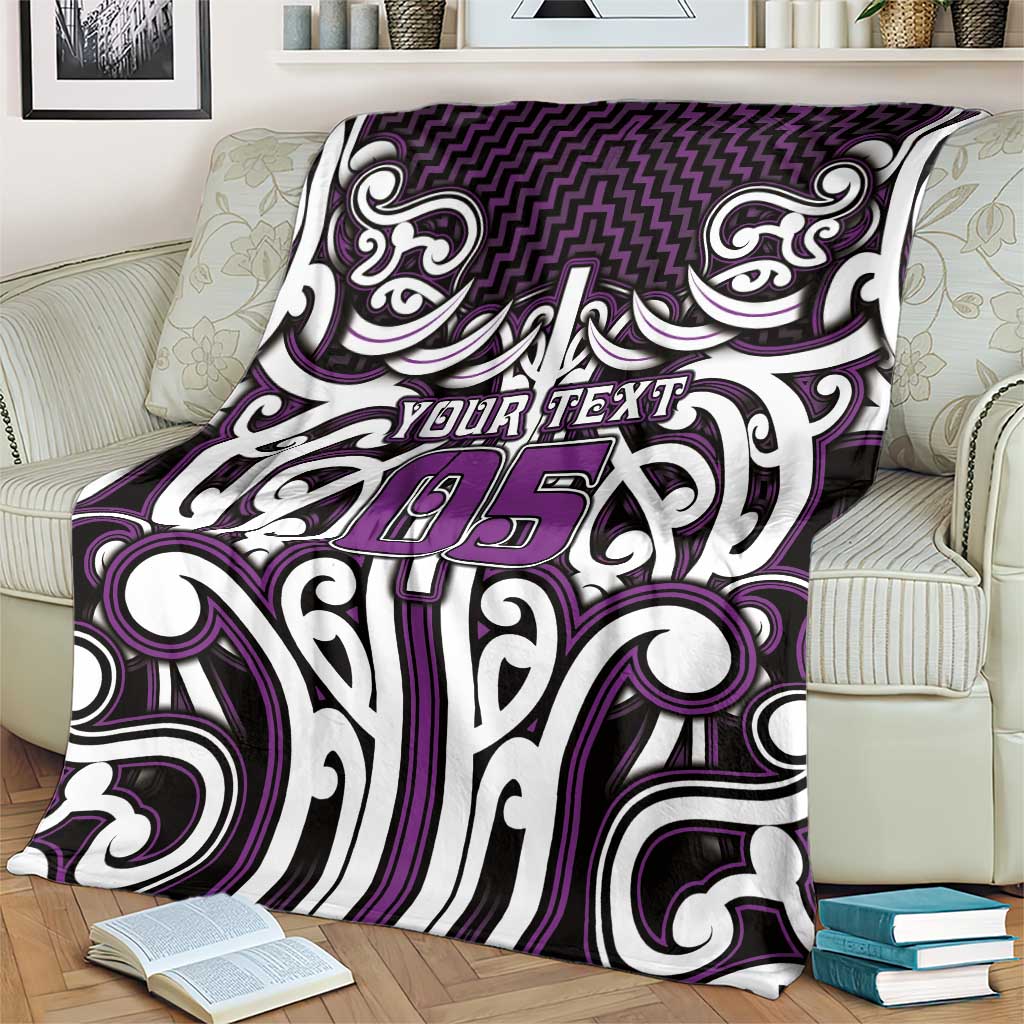 Custom Aotearoa Rangitane Blanket Maori Tribal Pattern Mix Poutama LT05 - Polynesian Pride
