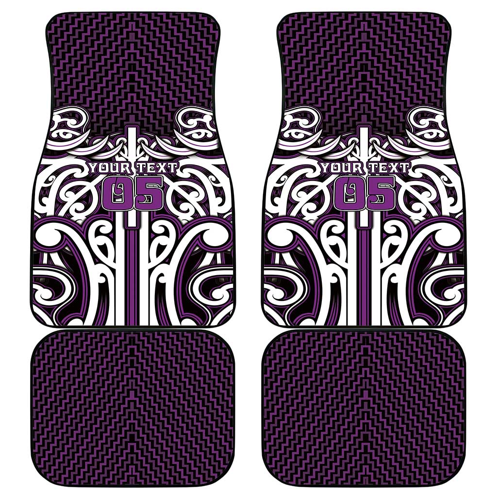 Custom Aotearoa Rangitane Car Mats Maori Tribal Pattern Mix Poutama LT05 - Polynesian Pride