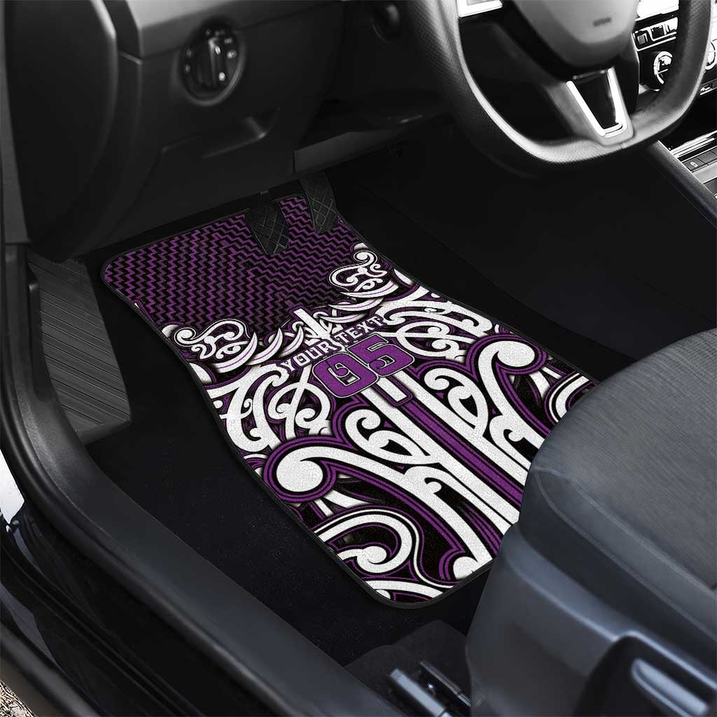 Custom Aotearoa Rangitane Car Mats Maori Tribal Pattern Mix Poutama LT05 - Polynesian Pride