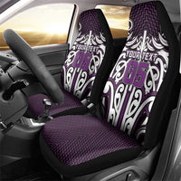 Custom Aotearoa Rangitane Car Seat Cover Maori Tribal Pattern Mix Poutama LT05 - Polynesian Pride