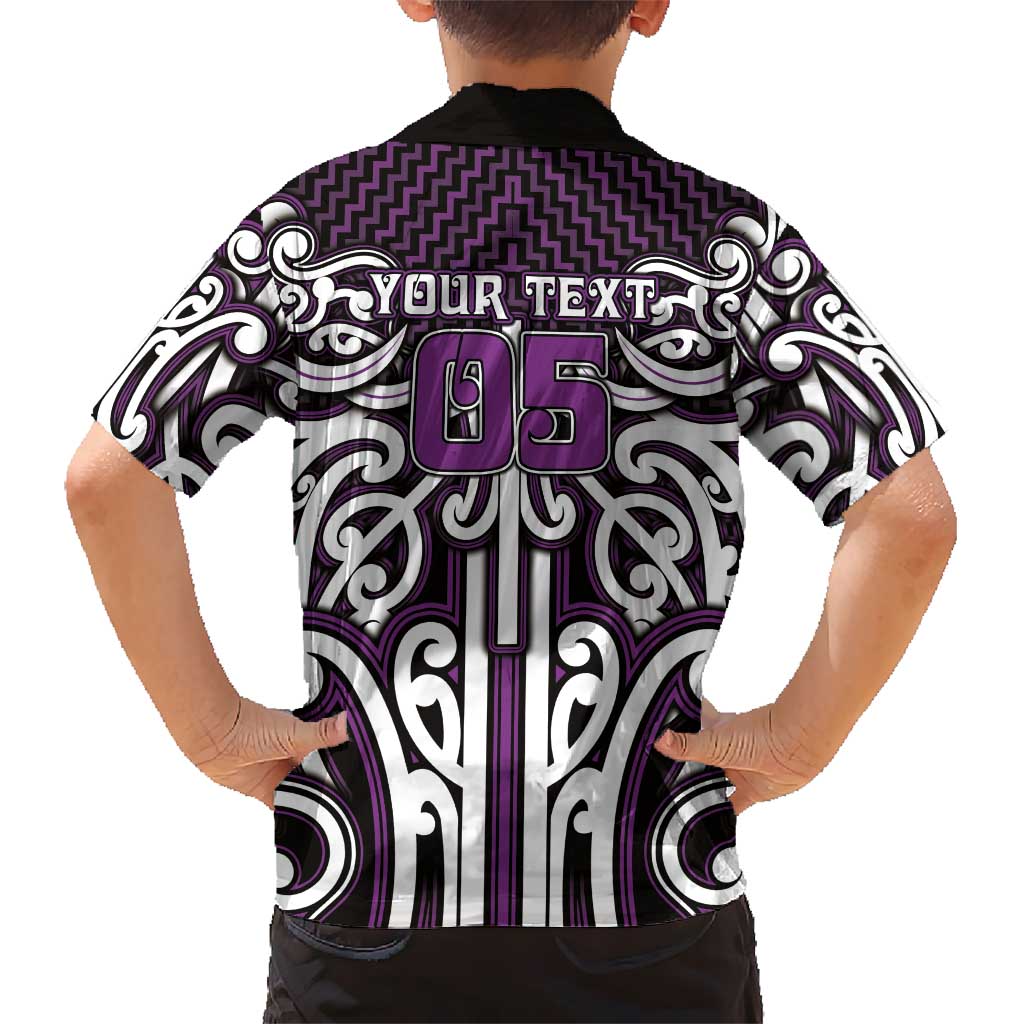 Custom Aotearoa Rangitane Family Matching Short Sleeve Bodycon Dress and Hawaiian Shirt Maori Tribal Pattern Mix Poutama