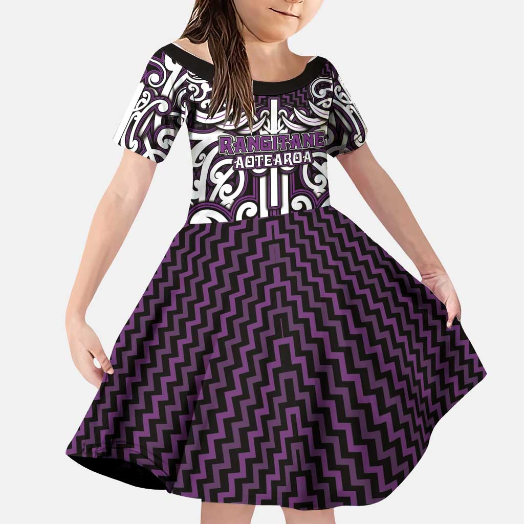 Custom Aotearoa Rangitane Family Matching Short Sleeve Bodycon Dress and Hawaiian Shirt Maori Tribal Pattern Mix Poutama