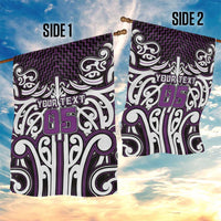 Custom Aotearoa Rangitane Garden Flag Maori Tribal Pattern Mix Poutama LT05 - Polynesian Pride