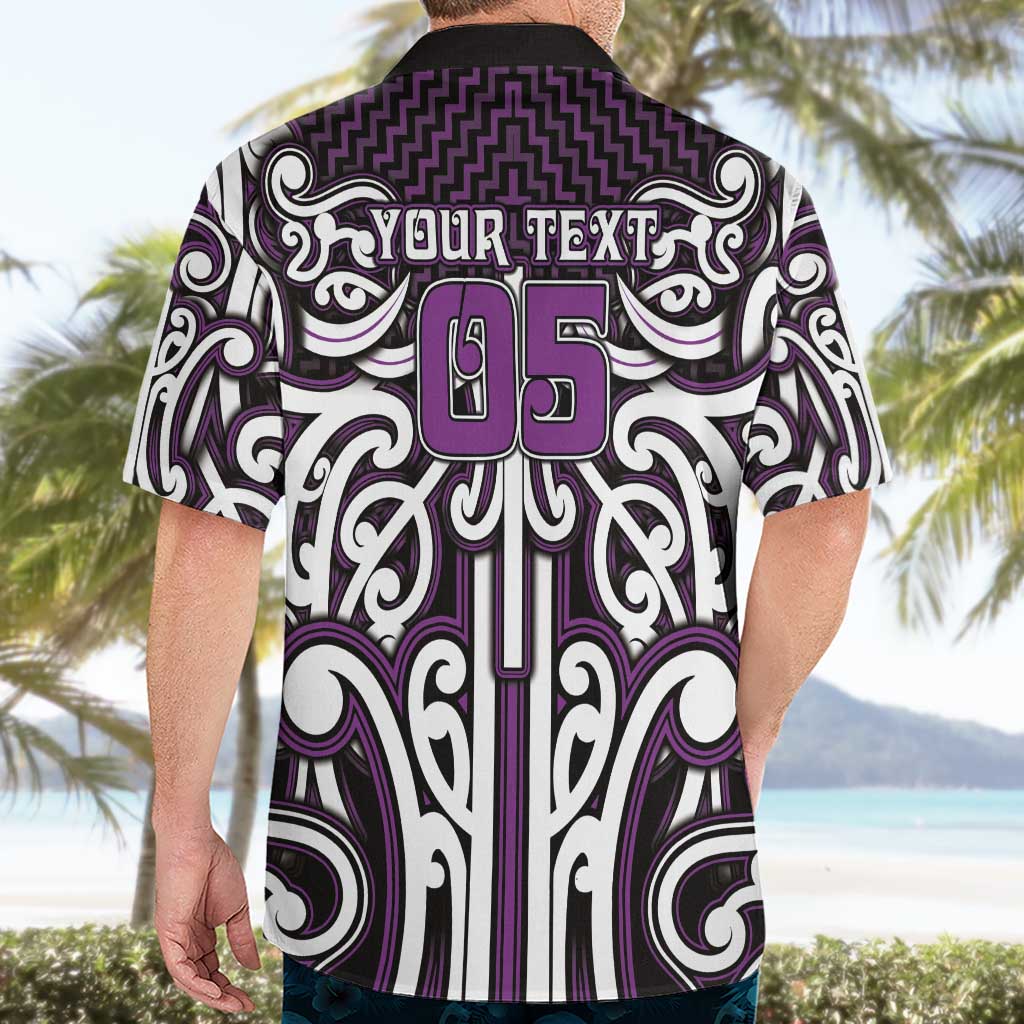 Custom Aotearoa Rangitane Hawaiian Shirt Maori Tribal Pattern Mix Poutama LT05 - Polynesian Pride