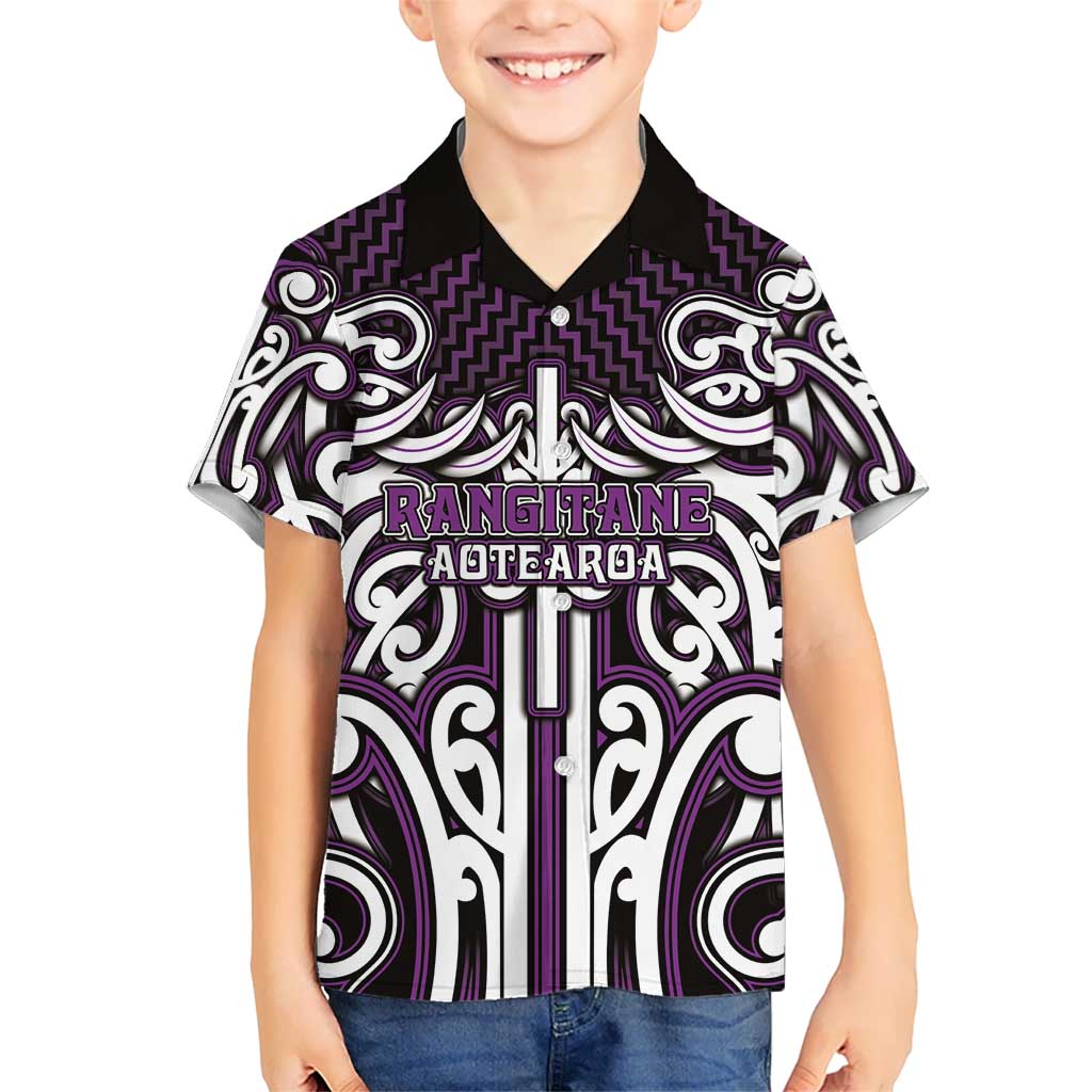 Custom Aotearoa Rangitane Hawaiian Shirt Maori Tribal Pattern Mix Poutama LT05 - Polynesian Pride