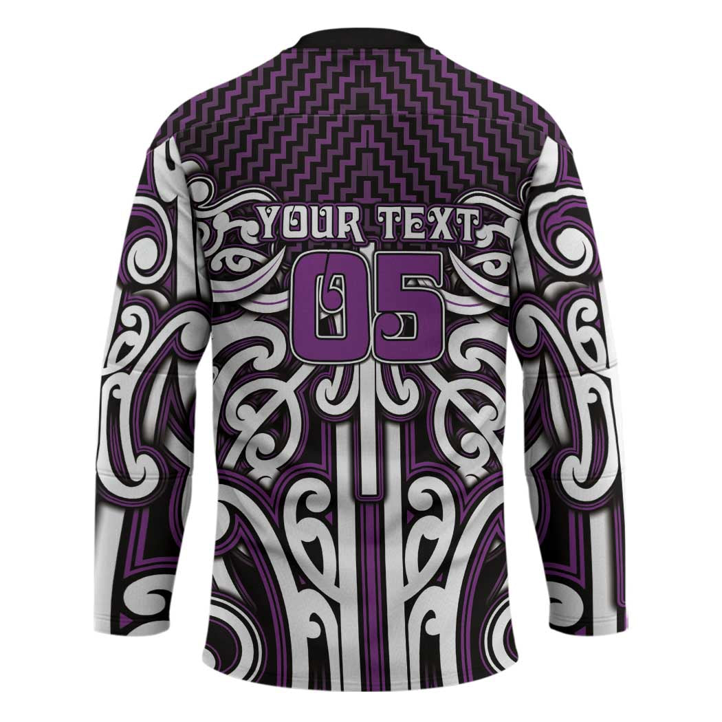 Custom Aotearoa Rangitane Hockey Jersey Maori Tribal Pattern Mix Poutama LT05 - Polynesian Pride