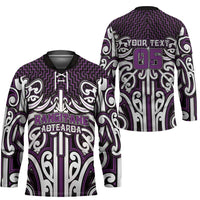 Custom Aotearoa Rangitane Hockey Jersey Maori Tribal Pattern Mix Poutama LT05 - Polynesian Pride