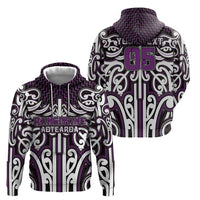 Custom Aotearoa Rangitane Hoodie Maori Tribal Pattern Mix Poutama LT05 - Polynesian Pride