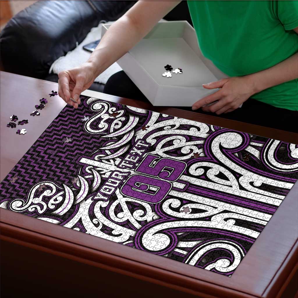 Custom Aotearoa Rangitane Puzzle Maori Tribal Pattern Mix Poutama LT05 - Polynesian Pride