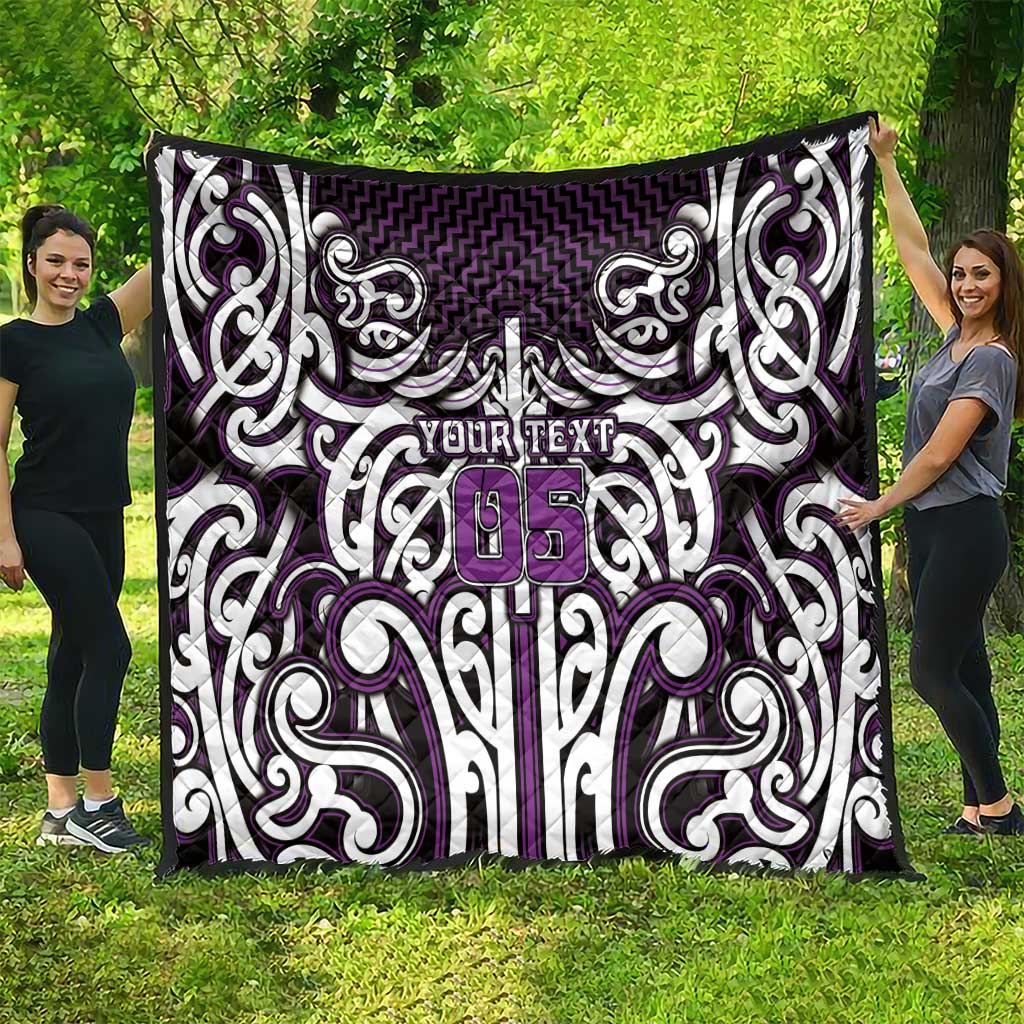 Custom Aotearoa Rangitane Quilt Maori Tribal Pattern Mix Poutama LT05 - Polynesian Pride