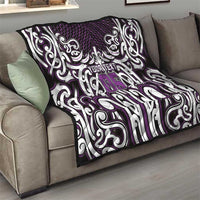 Custom Aotearoa Rangitane Quilt Maori Tribal Pattern Mix Poutama LT05 - Polynesian Pride