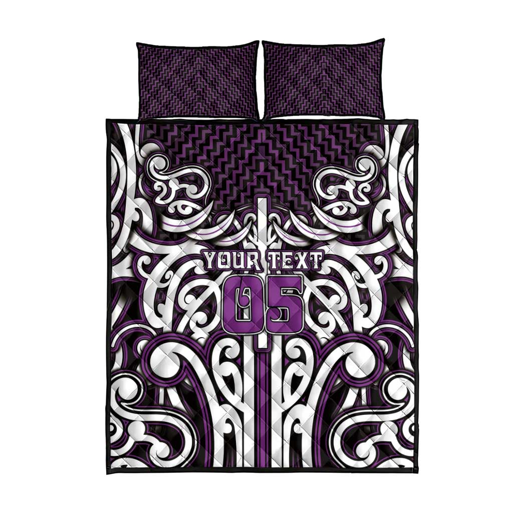 Custom Aotearoa Rangitane Quilt Bed Set Maori Tribal Pattern Mix Poutama LT05 - Polynesian Pride