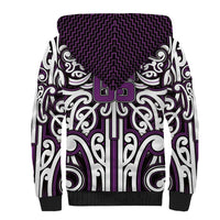Custom Aotearoa Rangitane Sherpa Hoodie Maori Tribal Pattern Mix Poutama LT05 - Polynesian Pride