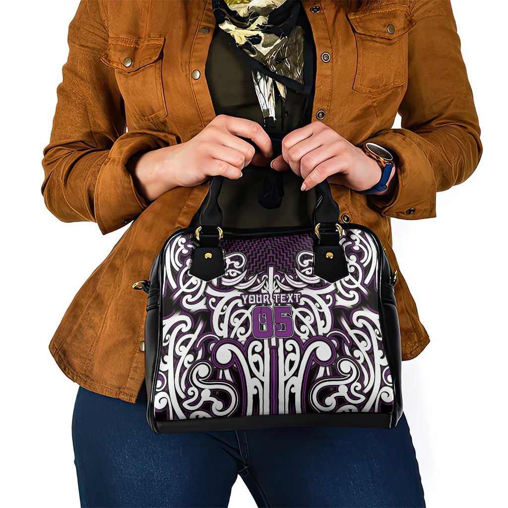 Custom Aotearoa Rangitane Shoulder Handbag Maori Tribal Pattern Mix Poutama LT05 - Polynesian Pride