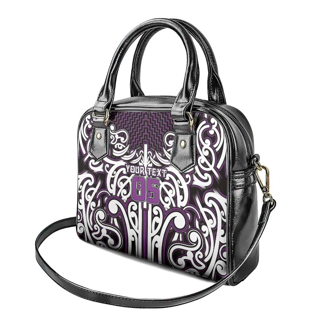 Custom Aotearoa Rangitane Shoulder Handbag Maori Tribal Pattern Mix Poutama LT05 - Polynesian Pride