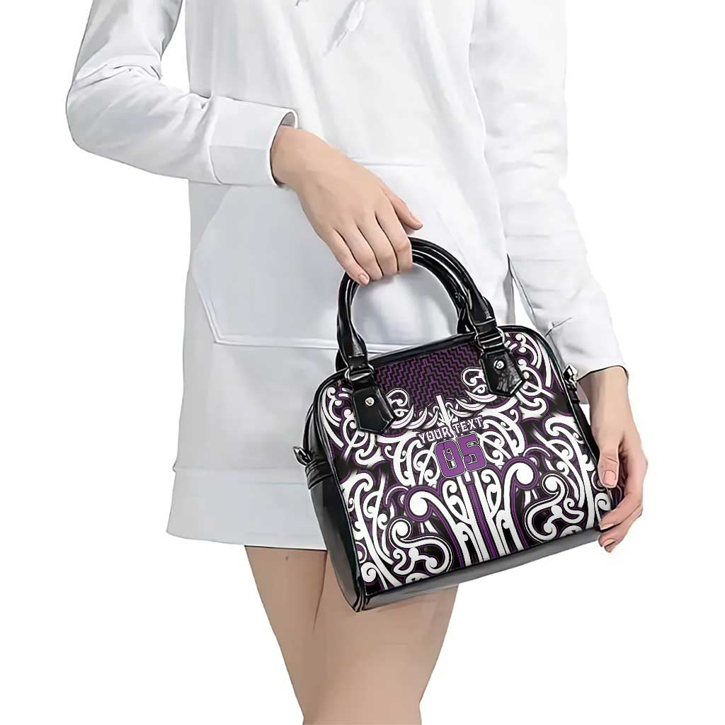 Custom Aotearoa Rangitane Shoulder Handbag Maori Tribal Pattern Mix Poutama LT05 - Polynesian Pride