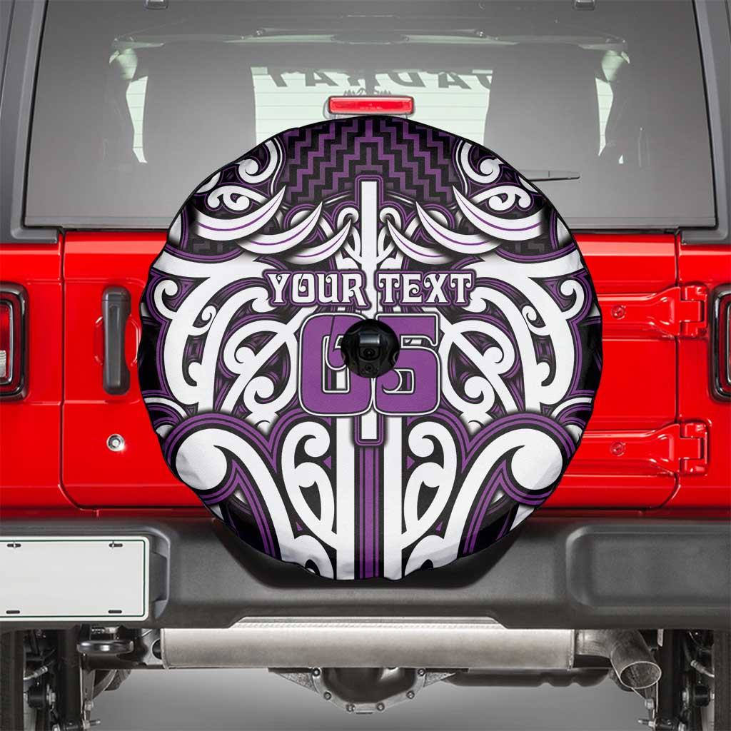 Custom Aotearoa Rangitane Spare Tire Cover Maori Tribal Pattern Mix Poutama LT05 - Polynesian Pride