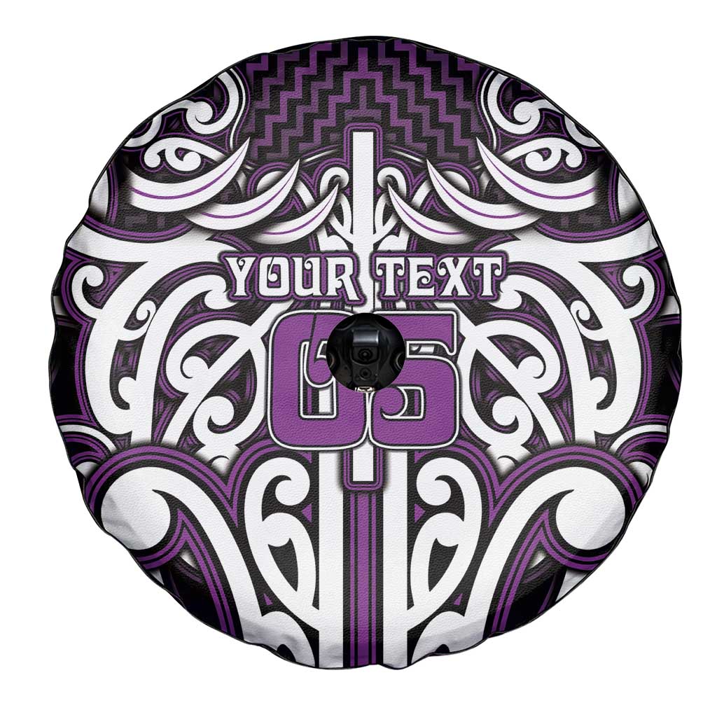 Custom Aotearoa Rangitane Spare Tire Cover Maori Tribal Pattern Mix Poutama LT05 - Polynesian Pride