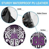 Custom Aotearoa Rangitane Spare Tire Cover Maori Tribal Pattern Mix Poutama LT05 - Polynesian Pride