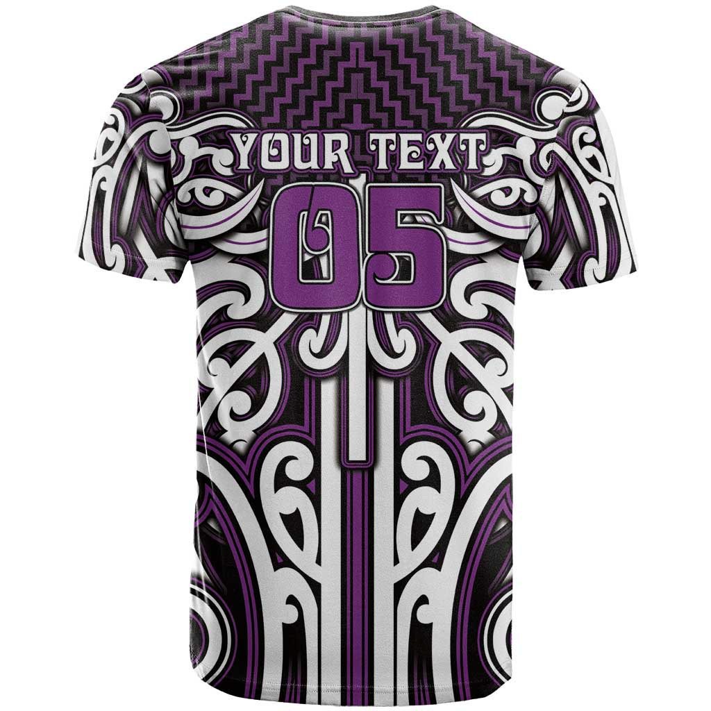 Custom Aotearoa Rangitane T Shirt Maori Tribal Pattern Mix Poutama LT05 - Polynesian Pride