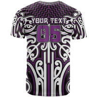 Custom Aotearoa Rangitane T Shirt Maori Tribal Pattern Mix Poutama LT05 - Polynesian Pride