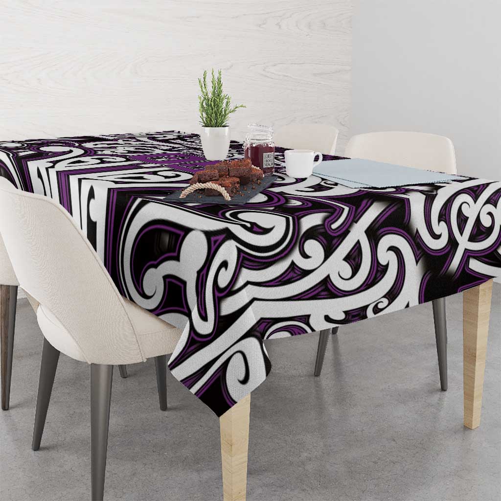 Custom Aotearoa Rangitane Tablecloth Maori Tribal Pattern Mix Poutama LT05 - Polynesian Pride