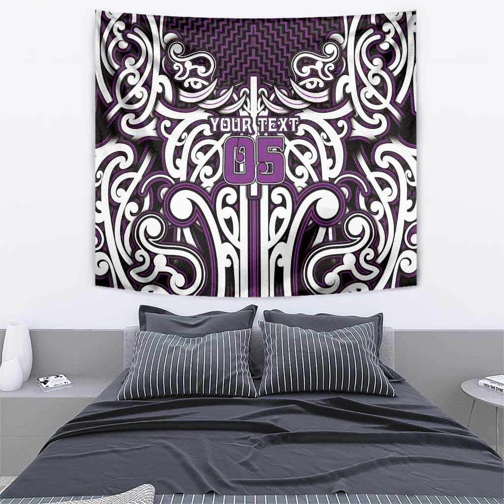 Custom Aotearoa Rangitane Tapestry Maori Tribal Pattern Mix Poutama LT05 - Polynesian Pride