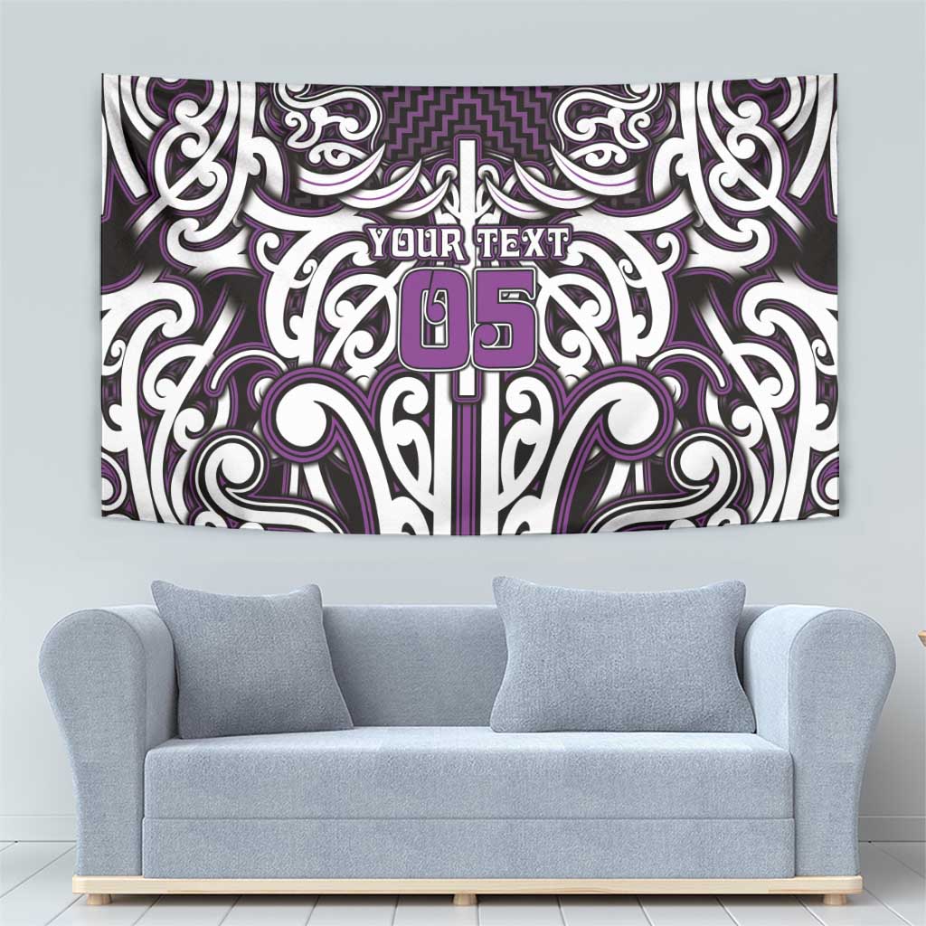 Custom Aotearoa Rangitane Tapestry Maori Tribal Pattern Mix Poutama LT05 - Polynesian Pride