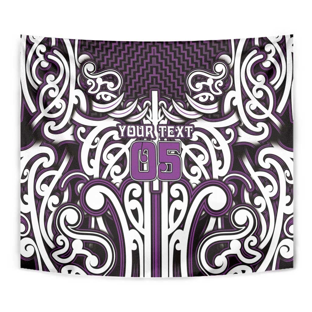 Custom Aotearoa Rangitane Tapestry Maori Tribal Pattern Mix Poutama LT05 - Polynesian Pride