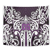 Custom Aotearoa Rangitane Tapestry Maori Tribal Pattern Mix Poutama LT05 - Polynesian Pride
