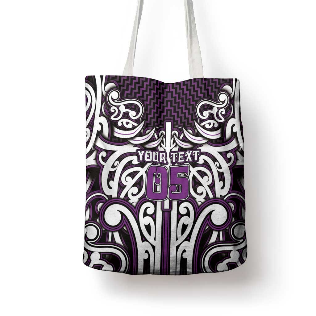Custom Aotearoa Rangitane Tote Bag Maori Tribal Pattern Mix Poutama LT05 - Polynesian Pride