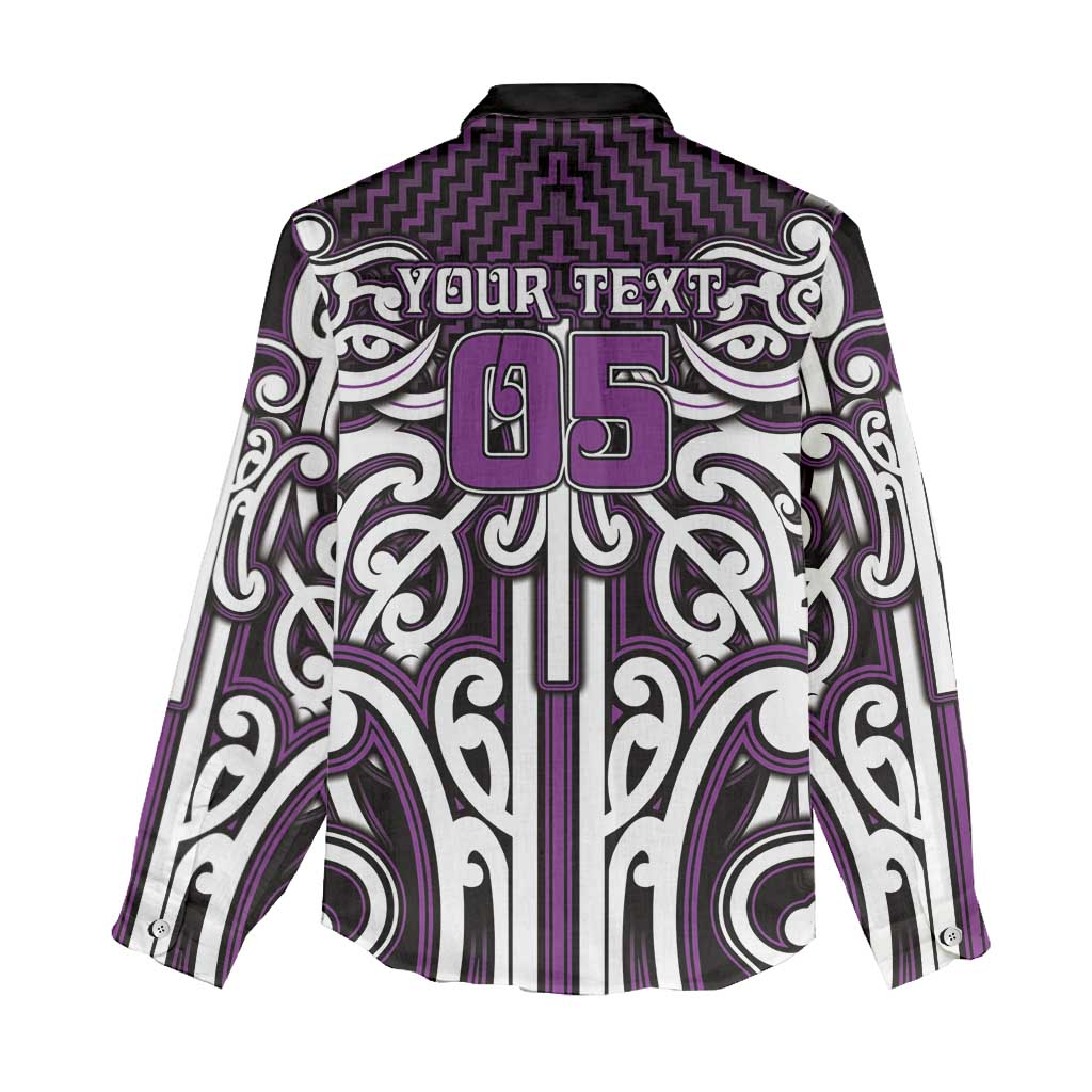 Custom Aotearoa Rangitane Women Casual Shirt Maori Tribal Pattern Mix Poutama LT05 - Polynesian Pride