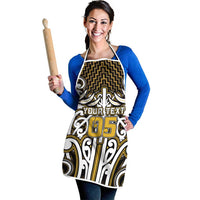 Custom Aotearoa Taranaki Apron Maori Tribal Pattern Mix Poutama LT05 - Polynesian Pride