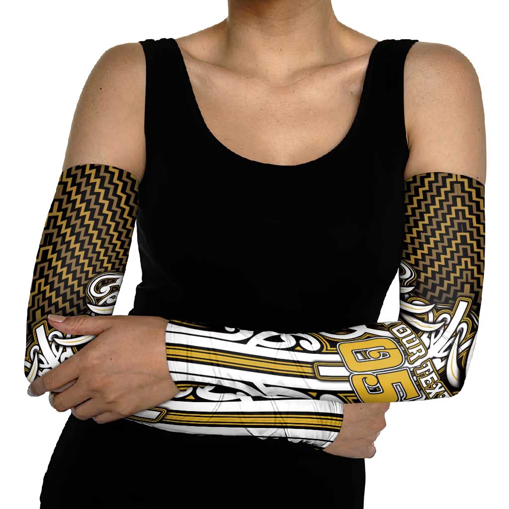 Custom Aotearoa Taranaki Arm Sleeves Maori Tribal Pattern Mix Poutama LT05 - Polynesian Pride